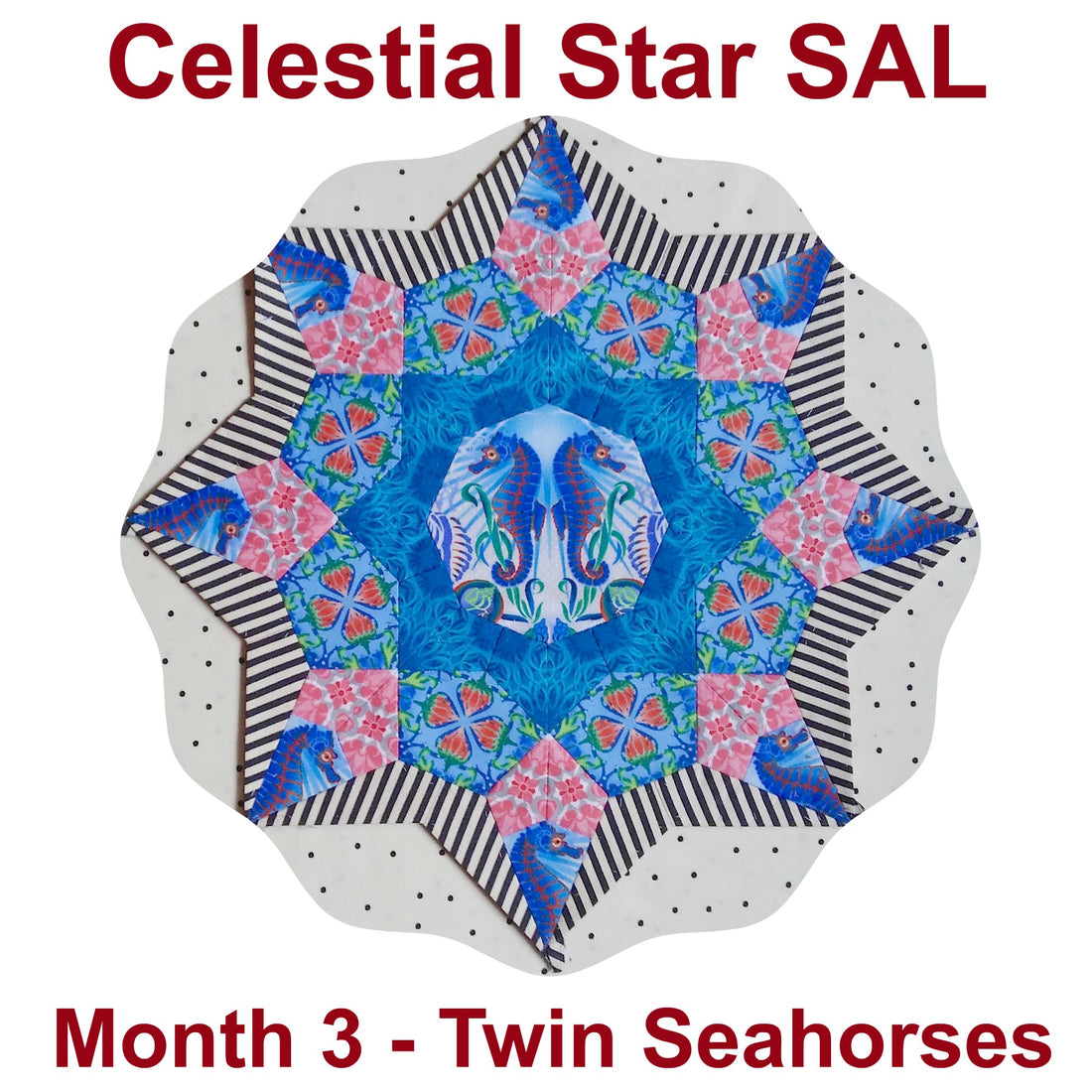 Celestial Star SAL - Month 3 - Twin Seahorses
