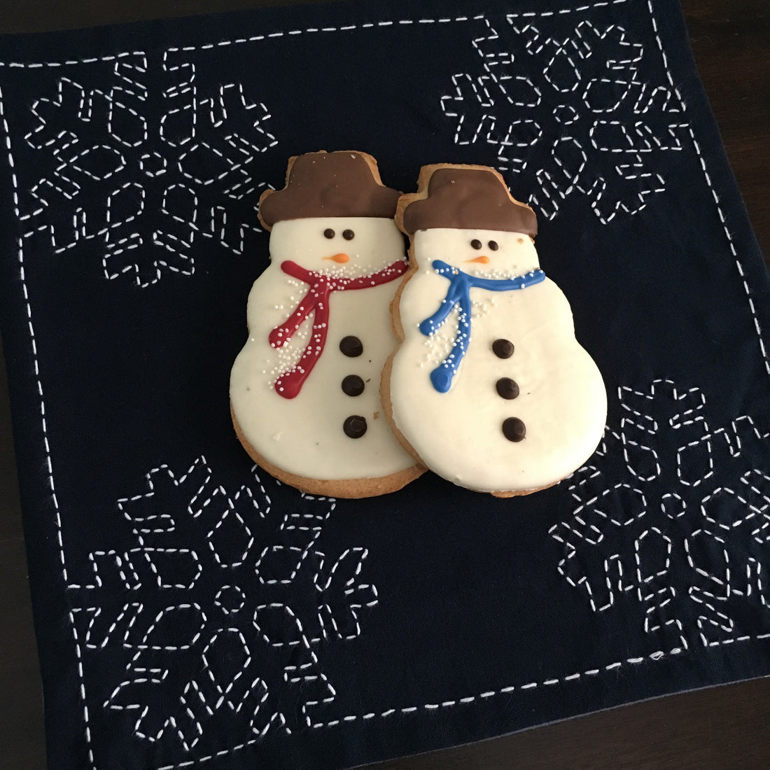 Sashiko Snowflake Napkins