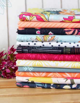 Projects for the Pollinate collection by Jessica Swift for Art Gallery Fabrics