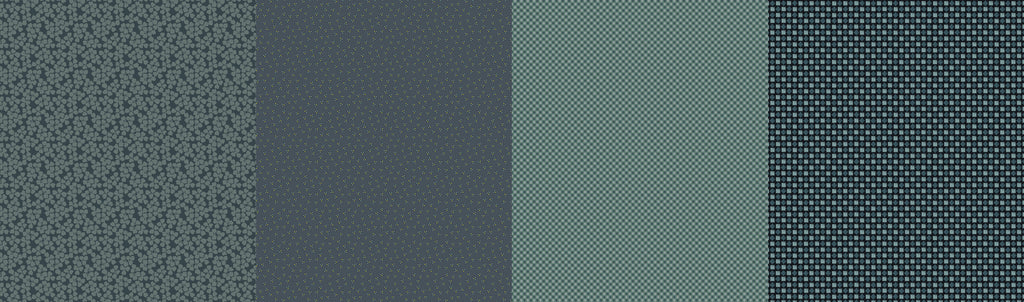 *1 yd Precut* Greenstone Collection by Jen Kingwell for Moda Fabrics - Lollies Spruce 18229 11 *end of bolt*