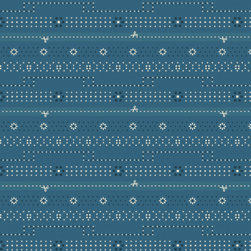 2.5 Edition Binding Collection by Art Gallery Fabrics - BIN 25113 Bandana Bound Denim