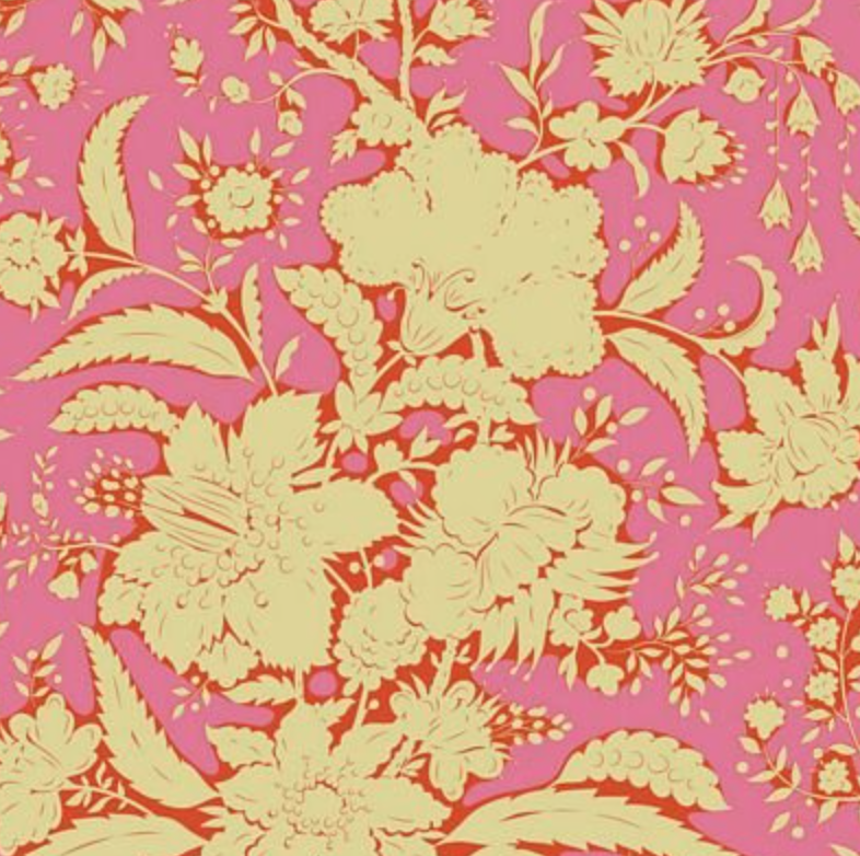 *1.75 Yards Precut* Bloomsville Abloom Collection by Tilda - TIL 110080 Pink *end of bolt*