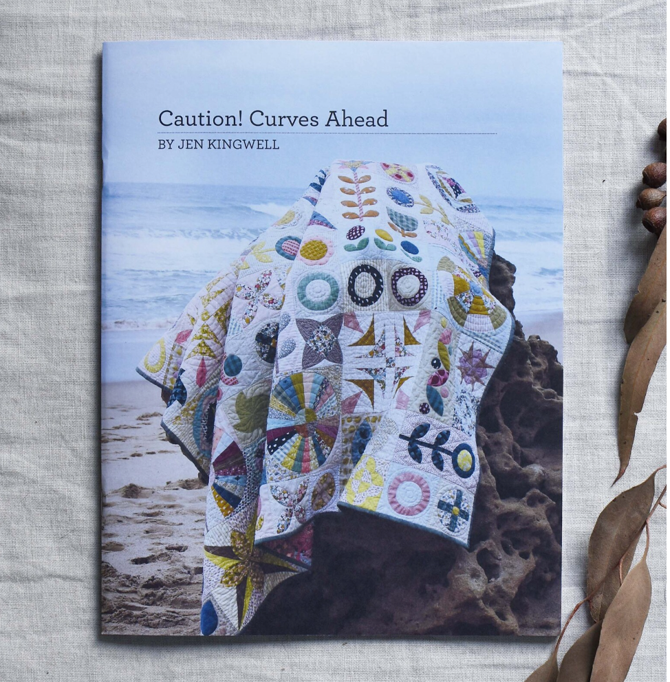 Caution! Curves Ahead Quilt Pattern designed by Jen Kingwell