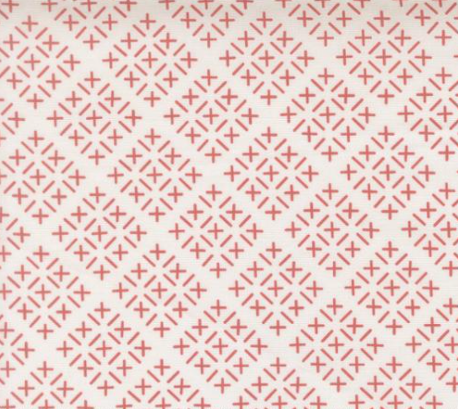 Gathered Bonbons designed by Jen Kingwell for Moda - 18302 11 Chicken Scratch in Blush