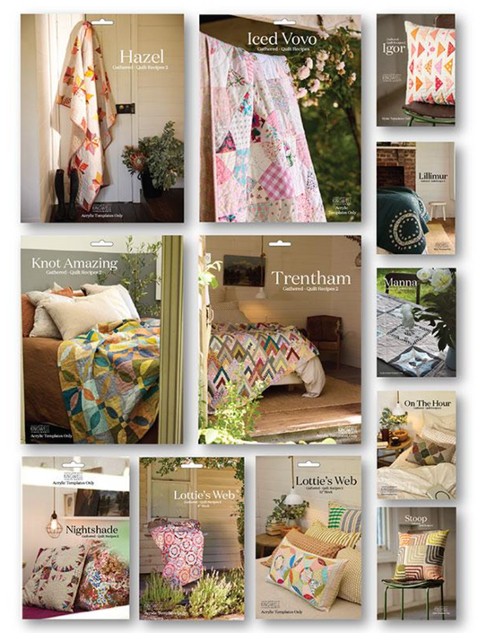 Gathered Complete Template Set by Jen Kingwell Designs **Reserve Yours Now! Arriving Mid October**