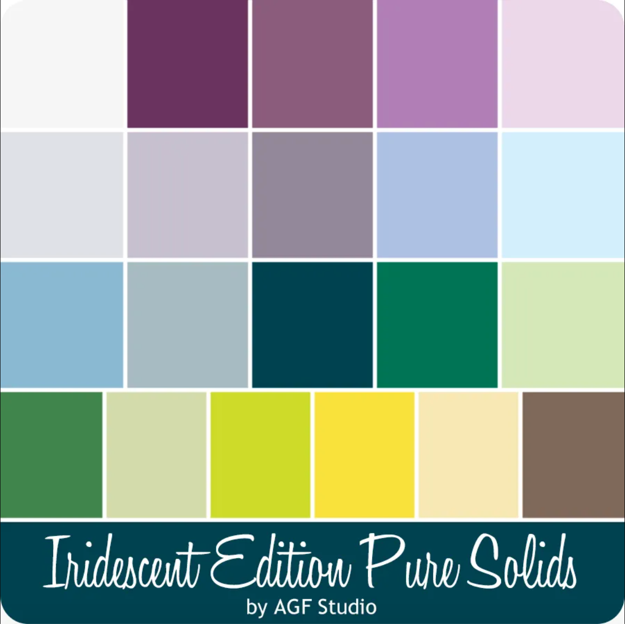 Pure Solid Fabric Bundle Iridescent Edition by Art Gallery Fabrics