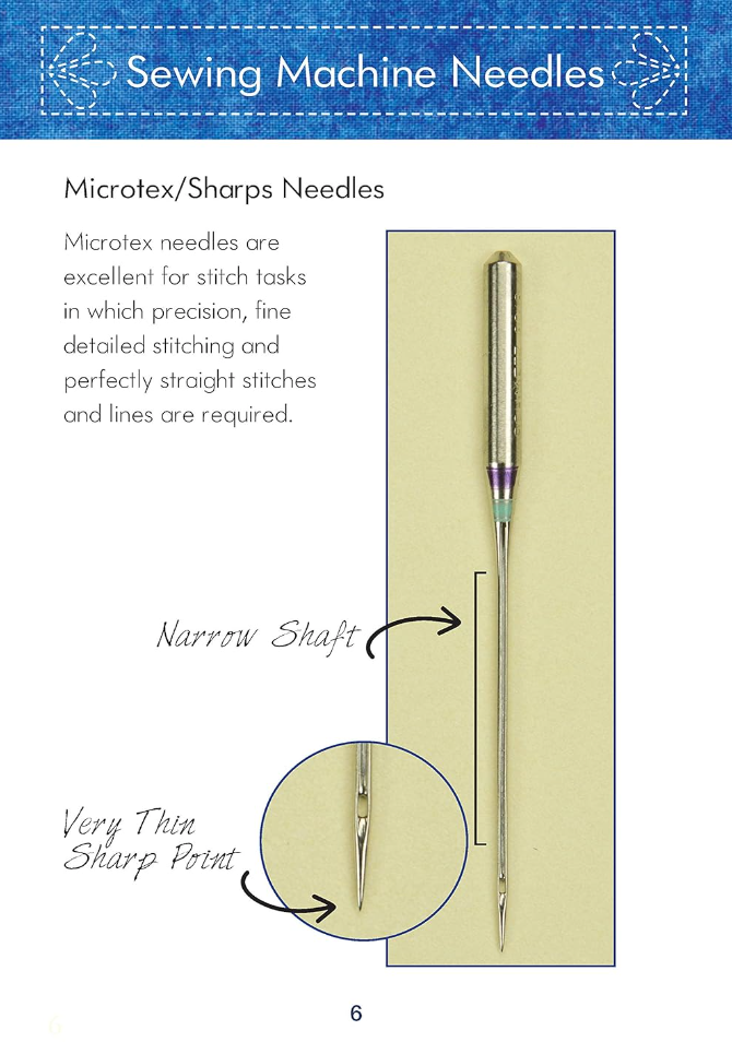 Know Your Needles by Liz Kettle - Carry along guide to choosing hand and machine needles