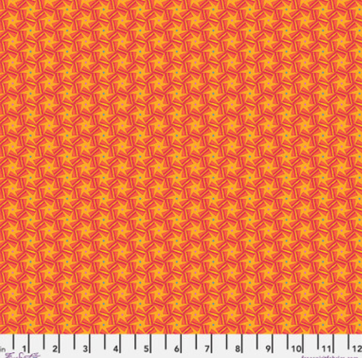 Murano by Odile Bailloeul for Free Spirit Fabrics - Basilico in Gold PWOB095.Gold