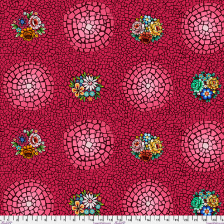 Murano by Odile Bailloeul for Free Spirit Fabrics - Lorenzo in Rose PWOB096.Rose