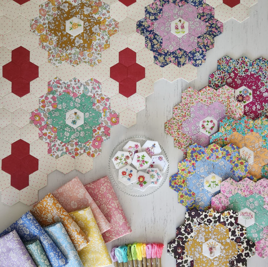 My Garden Quilt Creative Card and Template designed by Lilabelle Lane