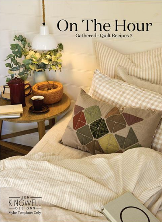 On the Hour Mylar Template by Jen Kingwell Designs **Arriving Mid October**