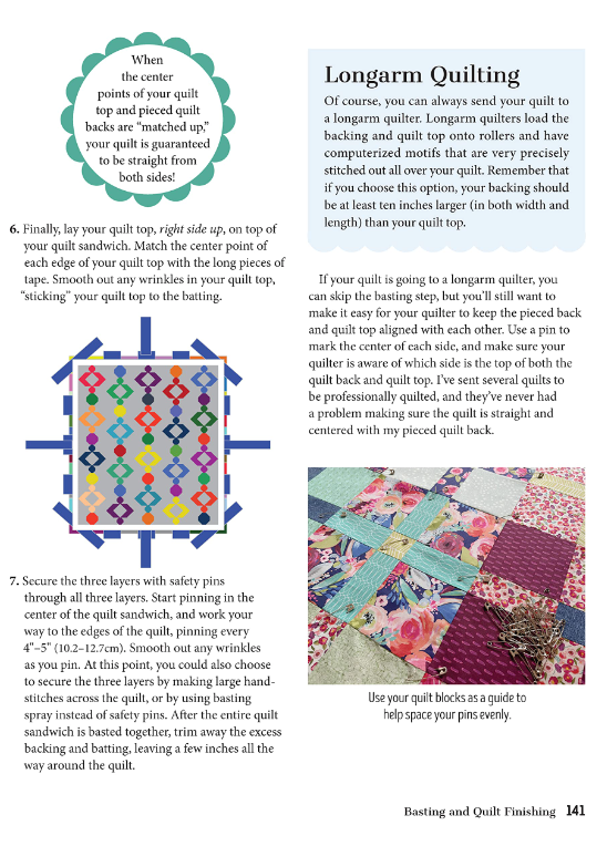 Perfectly Pieced Quilt Backs by Kelly Young
