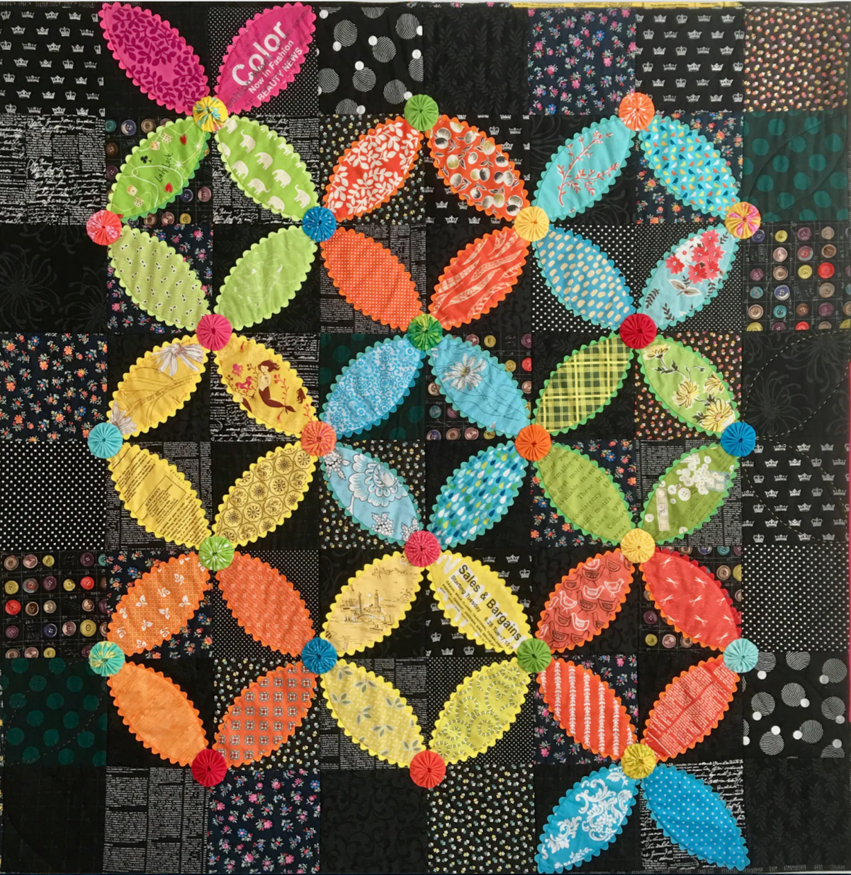 Ric Rac Razzamatazz quilt pattern by Rachaeldaisy Designs