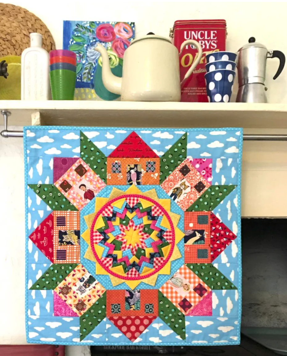 Sunny Day in Daisy Town quilt pattern by Rachaeldaisy Designs