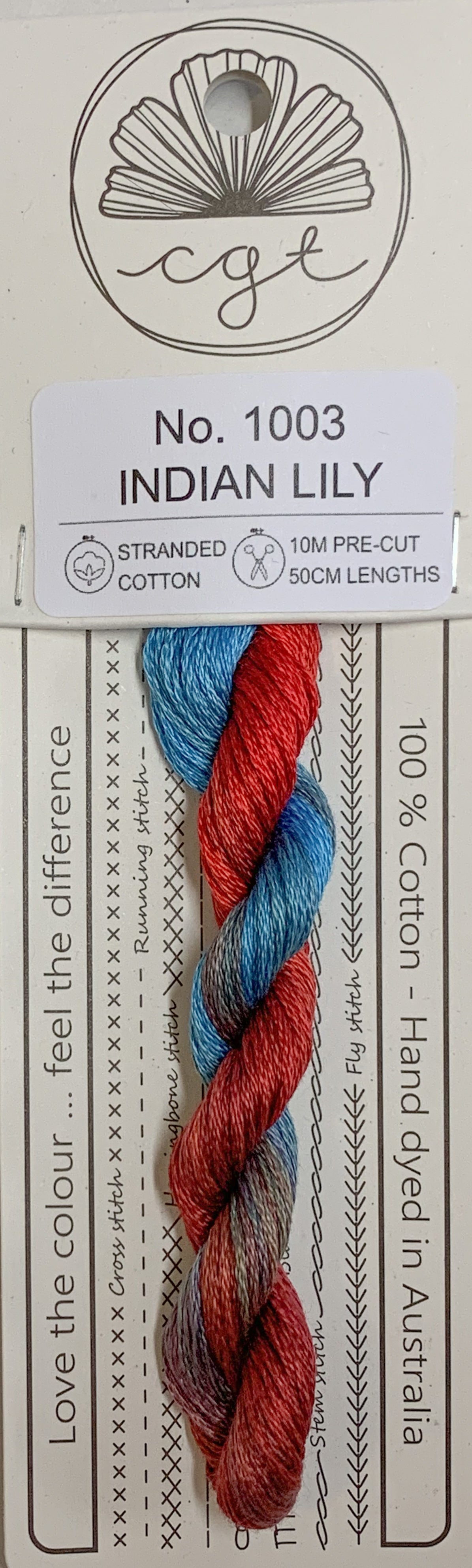 Signature Range by Cottage Garden Threads Multi-variegated Six-Stranded Floss - Retired Threads