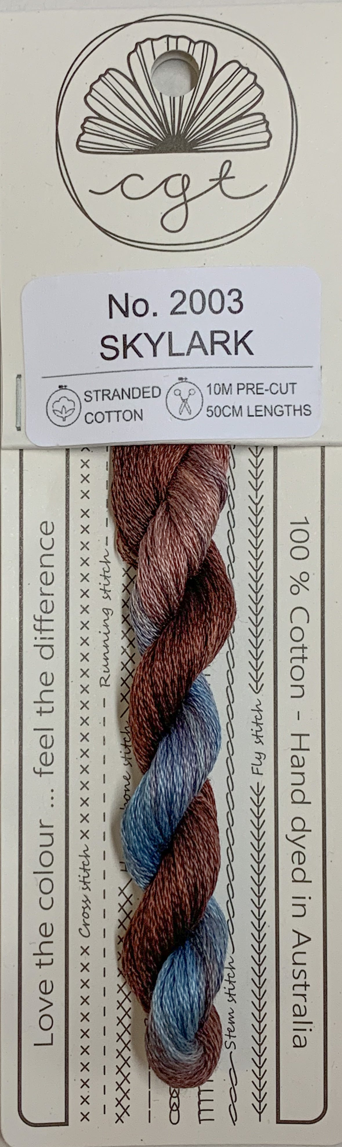 Signature Range by Cottage Garden Threads Multi-variegated Six-Stranded Floss - Retired Threads