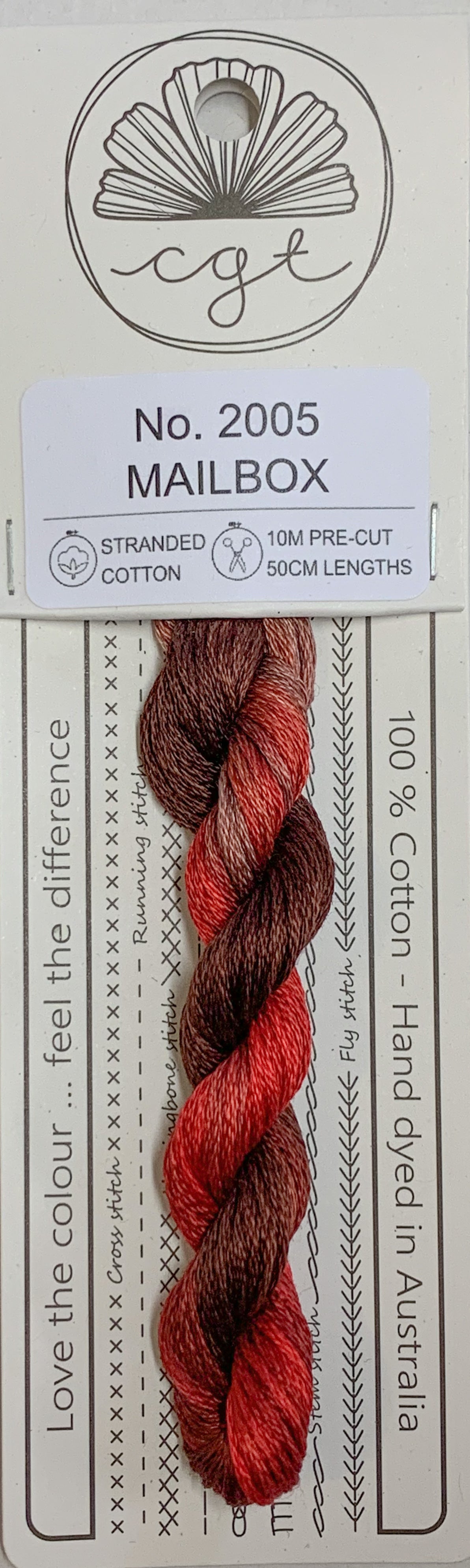 Signature Range by Cottage Garden Threads Multi-variegated Six-Stranded Floss - Retired Threads
