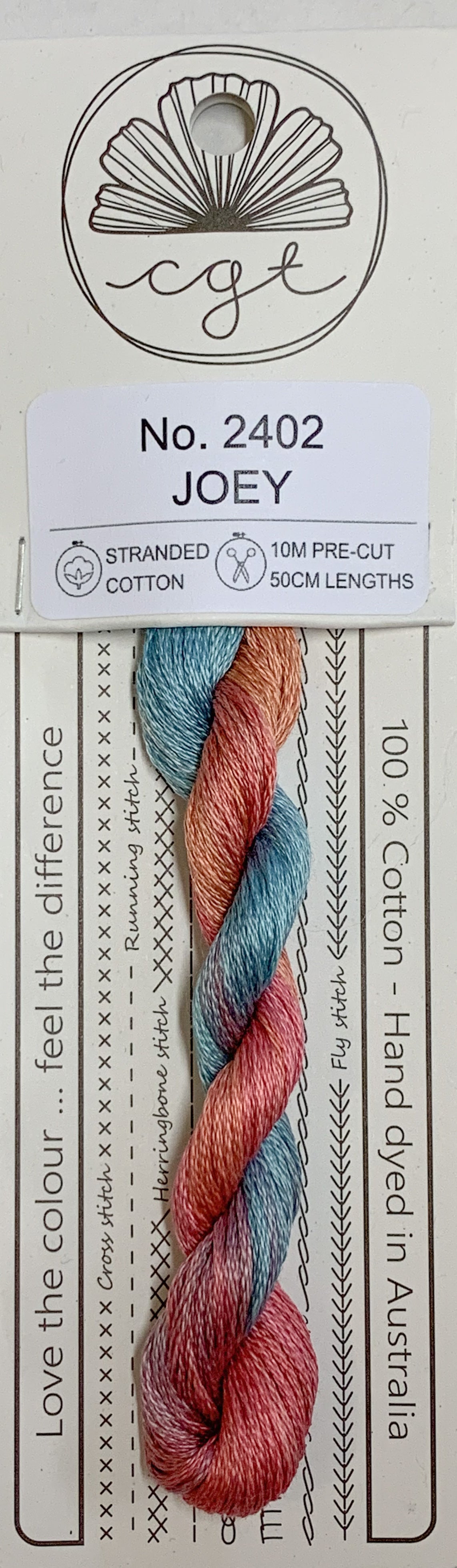 Signature Range by Cottage Garden Threads Multi-variegated Six-Stranded Floss - Retired Threads