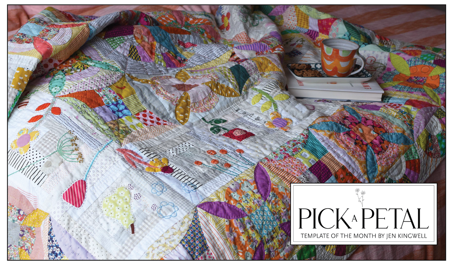 Pick a Petal - Template of the Month Program by Jen Kingwell (6 Month) - **JOIN THE WAITLIST**