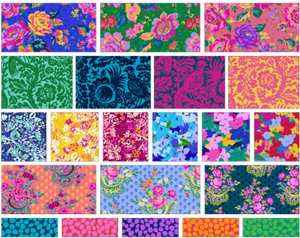 *1.5 Yards Precut* West Palm Beach by Jennifer Paganelli for Windham Fabrics - 54050-13 Joanna in Dark Magenta *end of bolt*