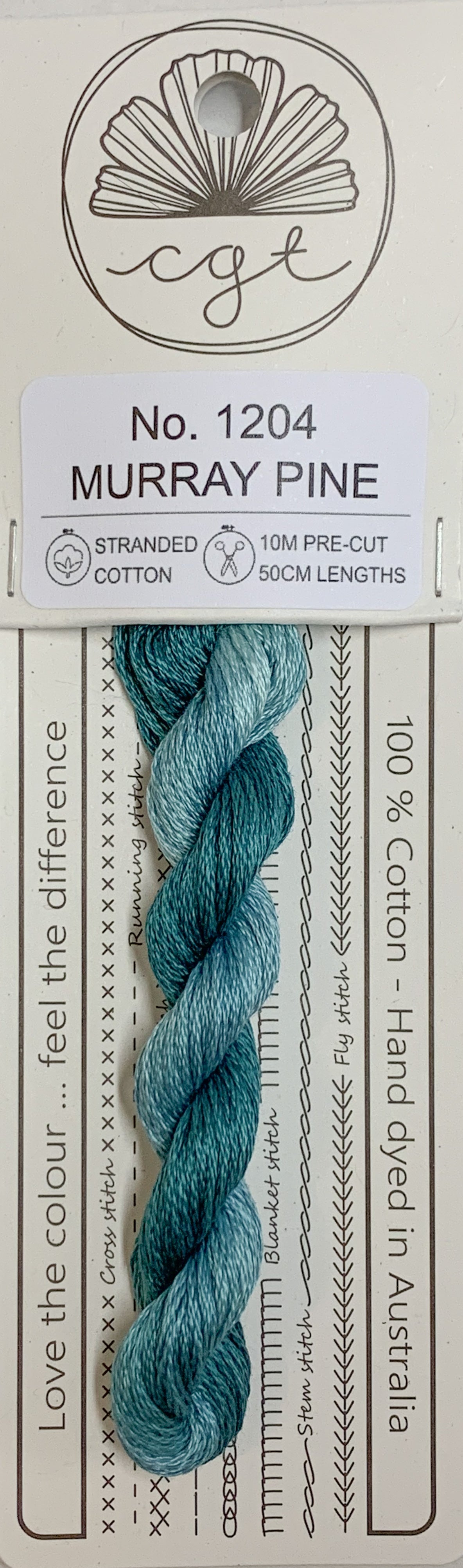 Signature Range by Cottage Garden Threads Multi-variegated Six-stranded Floss 1000 - 2000s