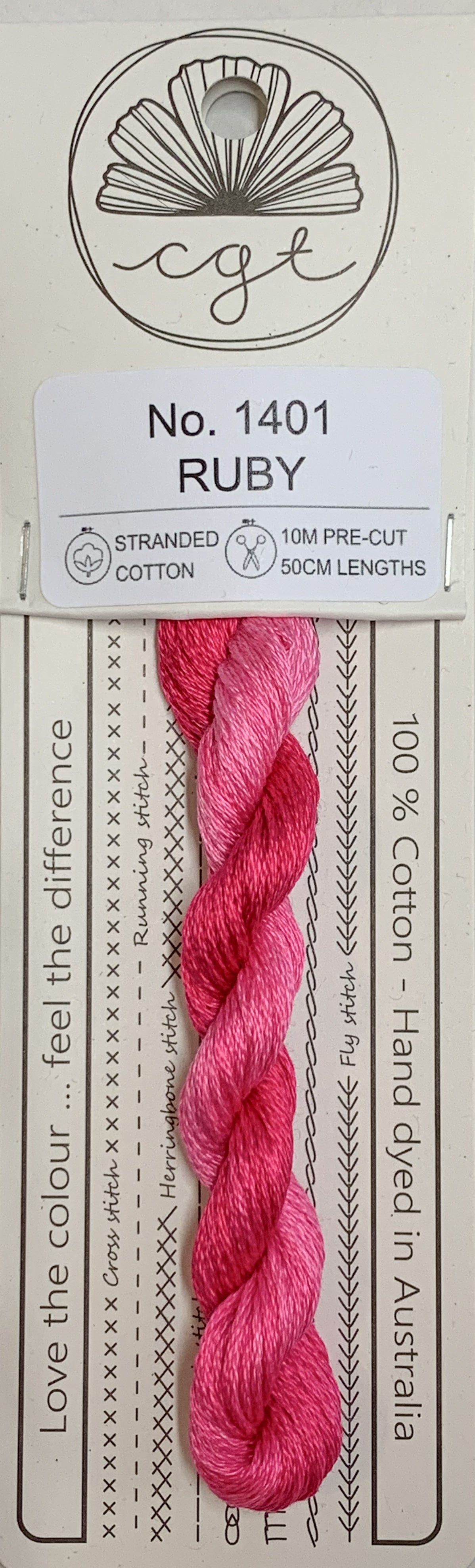 Signature Range by Cottage Garden Threads Multi-variegated Six-stranded Floss 1000 - 2000s