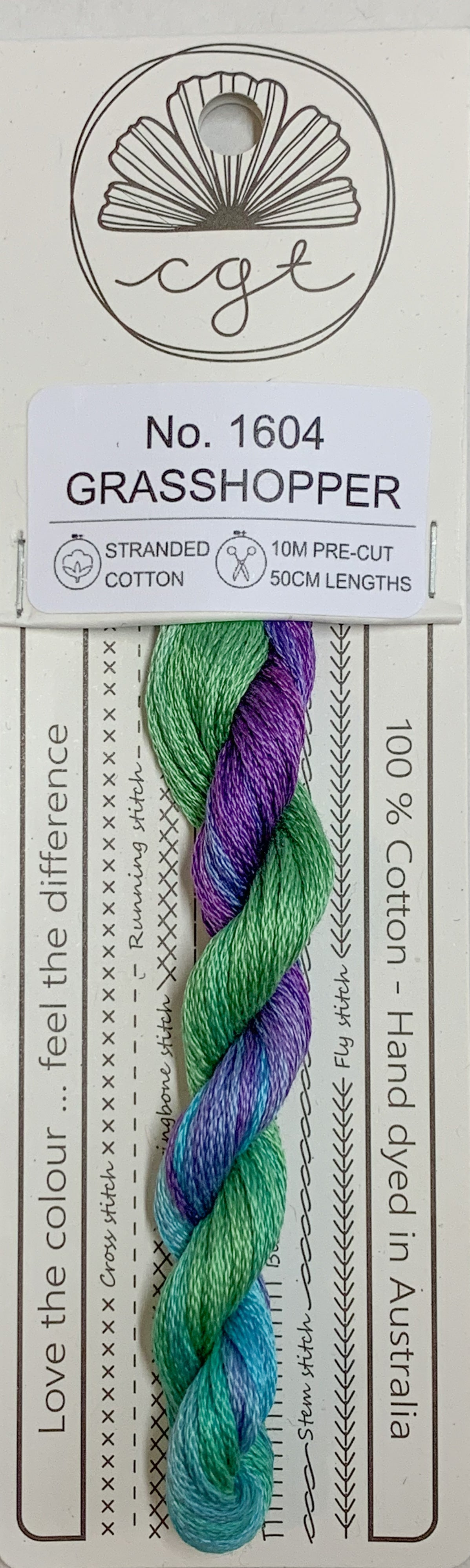 Signature Range by Cottage Garden Threads Multi-variegated Six-stranded Floss 1000 - 2000s