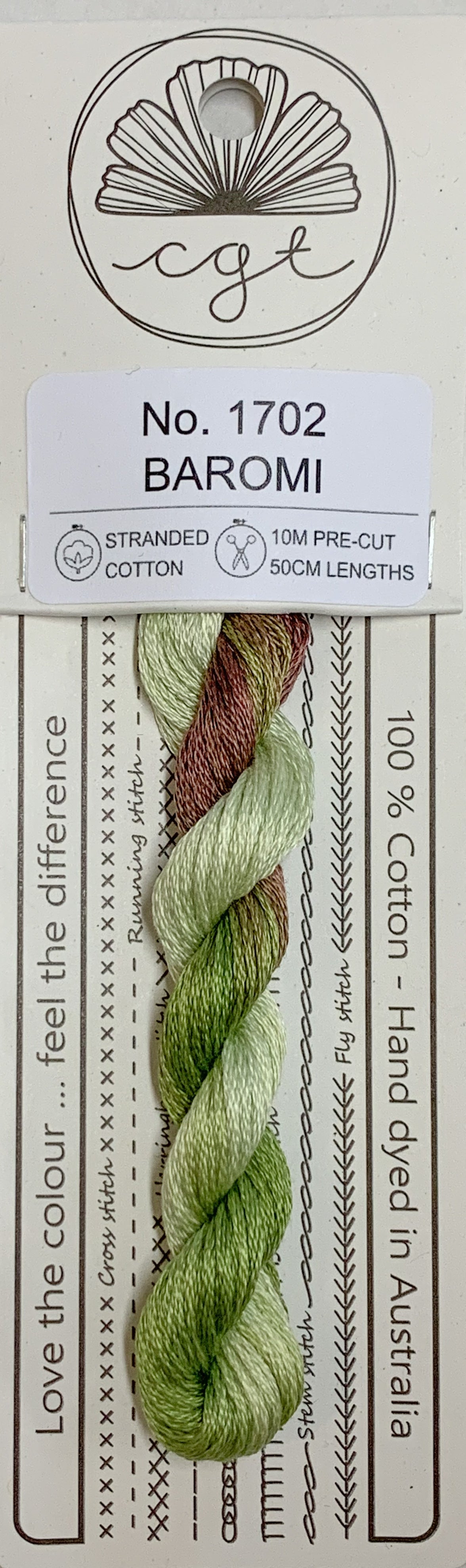 Signature Range by Cottage Garden Threads Multi-variegated Six-stranded Floss 1000 - 2000s