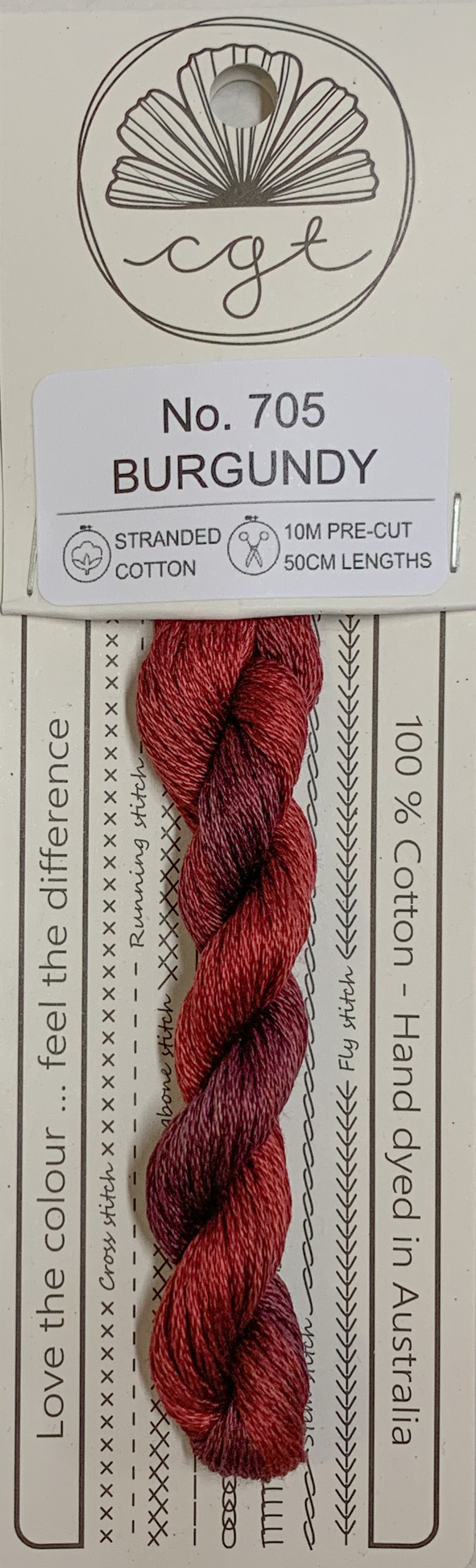 Signature Range by Cottage Garden Threads Multi-variegated Six-Stranded Floss 100 - 900s