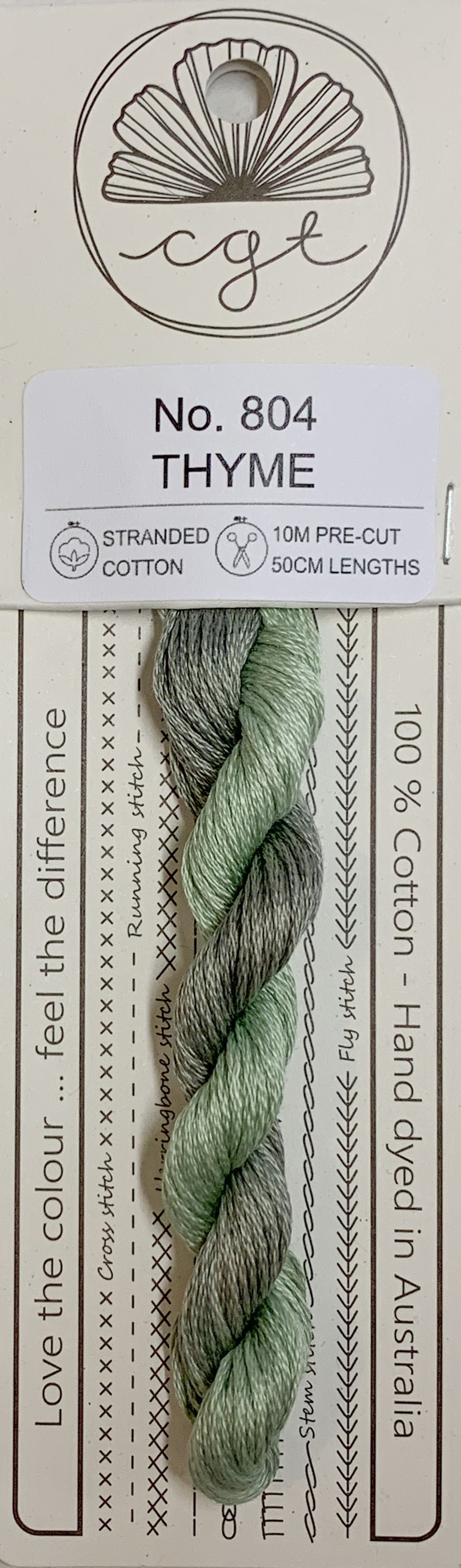 Signature Range by Cottage Garden Threads Multi-variegated Six-Stranded Floss 100 - 900s