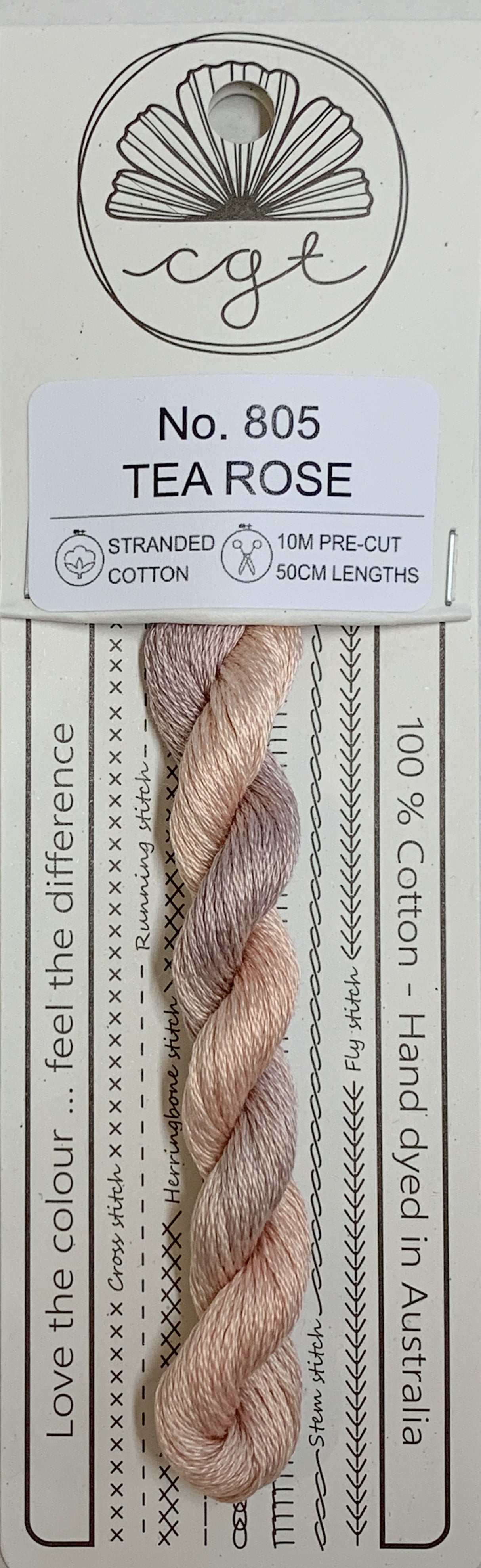 Signature Range by Cottage Garden Threads Multi-variegated Six-Stranded Floss 100 - 900s