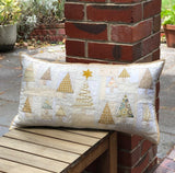 Champagne Christmas Cushion pattern by Louise Papas for Jen Kingwell Designs