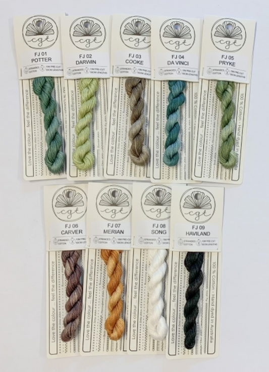 Field Journal Exclusive Thread Series by Cottage Garden Threads