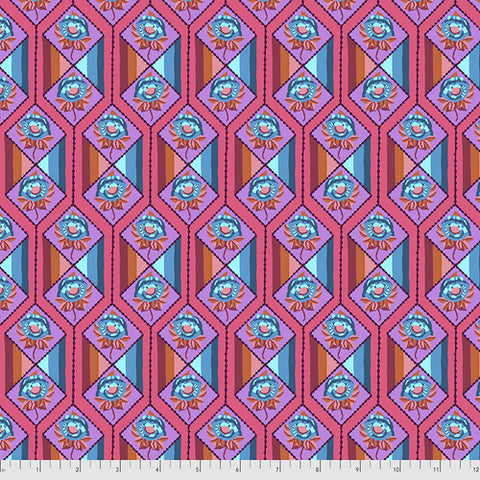 Bright Eyes Collection by Anna Maria for Free Spirit Fabrics - Facets in Coral PWAH157