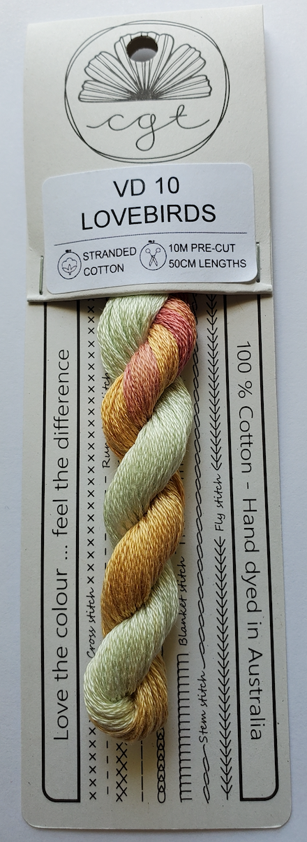 Feathers and Petals Range by Veronique Diligent for Cottage Garden Threads