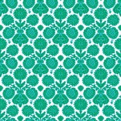 *1.5 Yards Precut* Happy Camper by Jennifer Paganelli for RB Studios - Krysta in Turquoise 2501-29 *end of bolt*