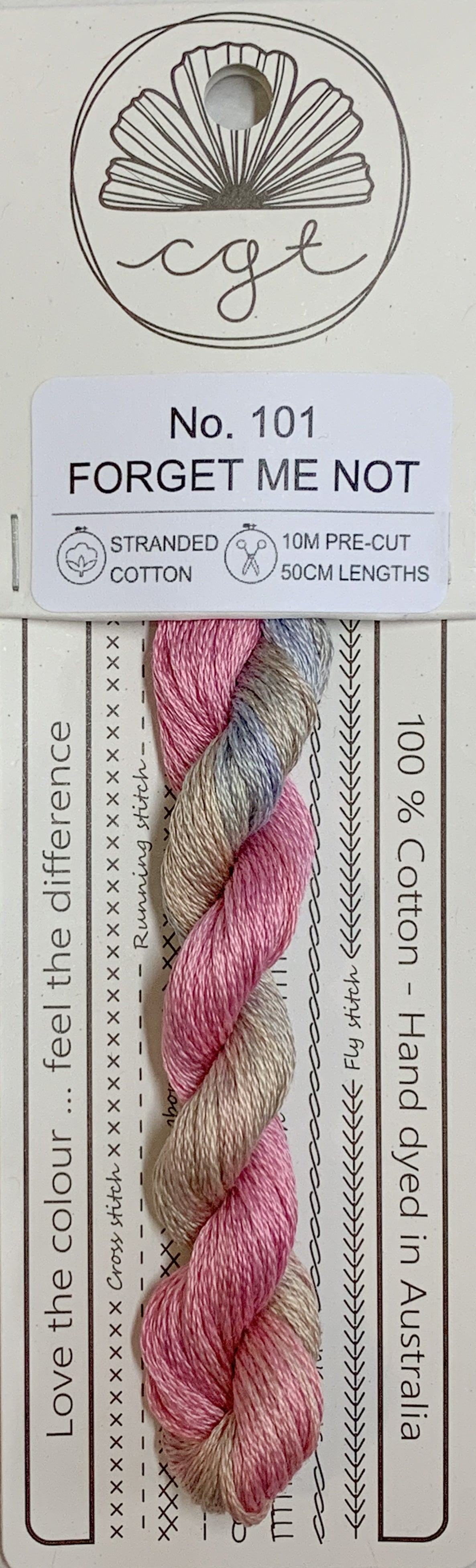 Signature Range by Cottage Garden Threads Multi-variegated Six-Stranded Floss 100 - 900s