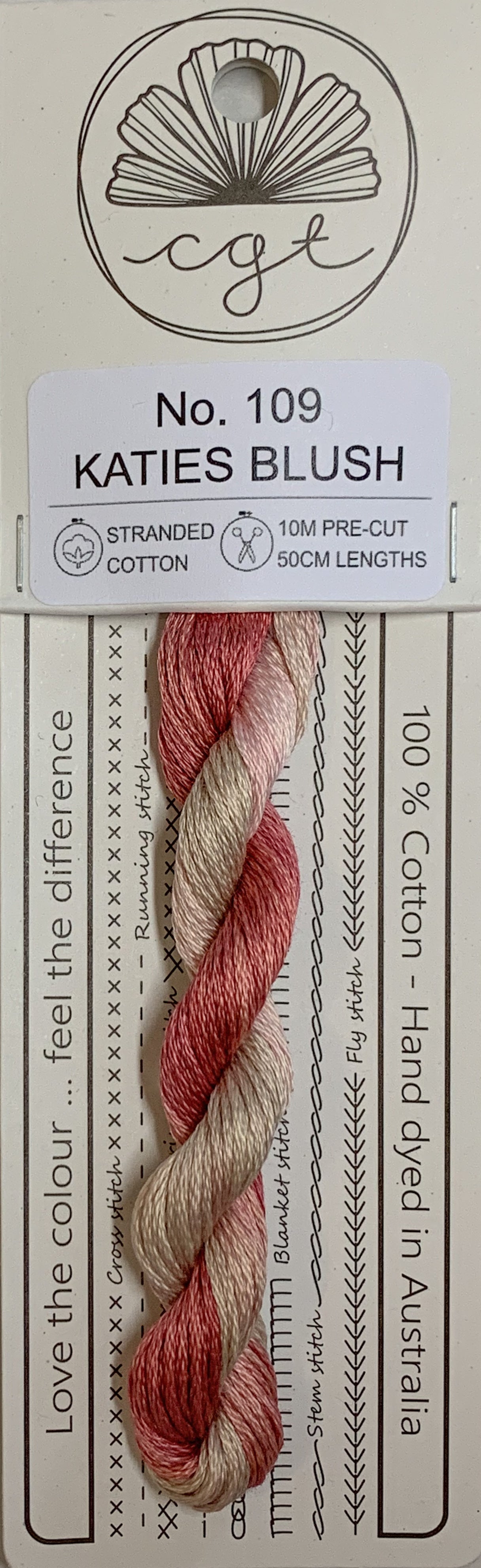 Signature Range by Cottage Garden Threads Multi-variegated Six-Stranded Floss 100 - 900s