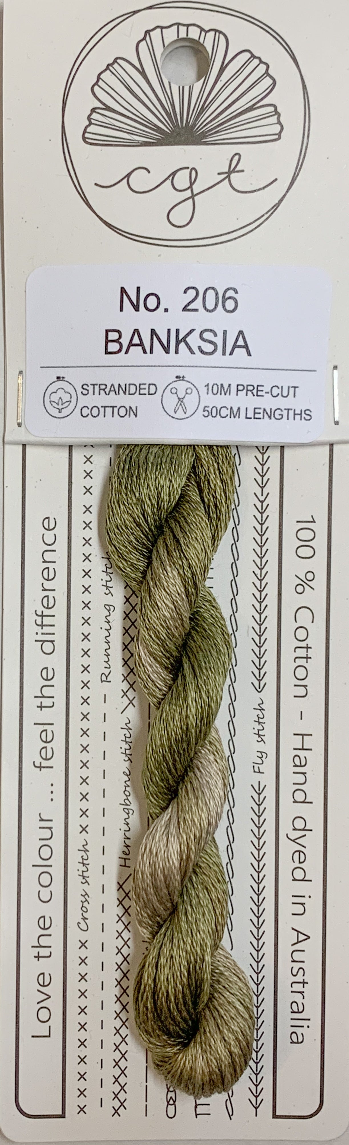 Signature Range by Cottage Garden Threads Multi-variegated Six-Stranded Floss 100 - 900s