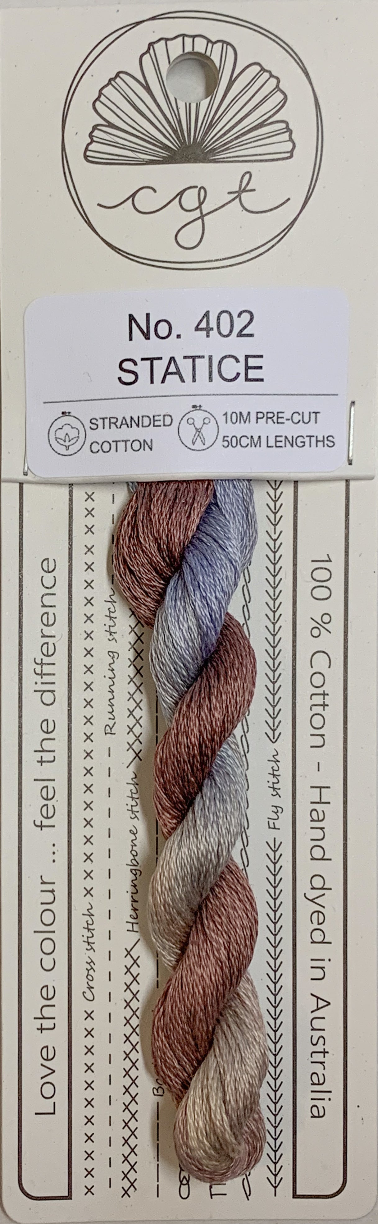 Signature Range by Cottage Garden Threads Multi-variegated Six-Stranded Floss - Retired Threads