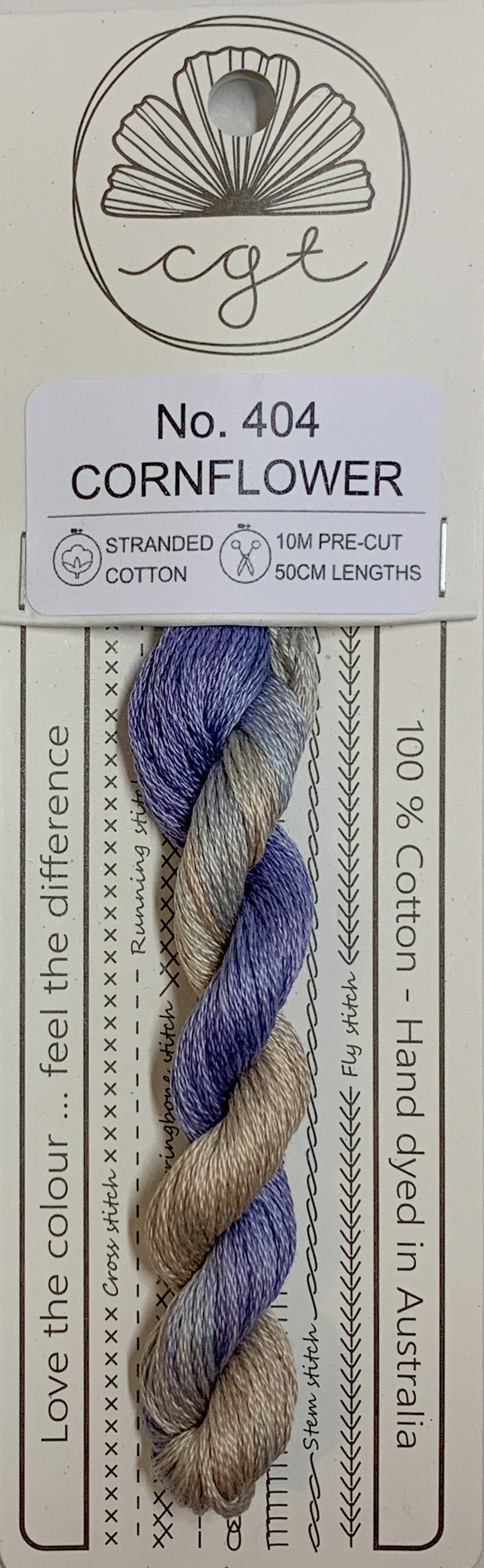 Signature Range by Cottage Garden Threads Multi-variegated Six-Stranded Floss - Retired Threads