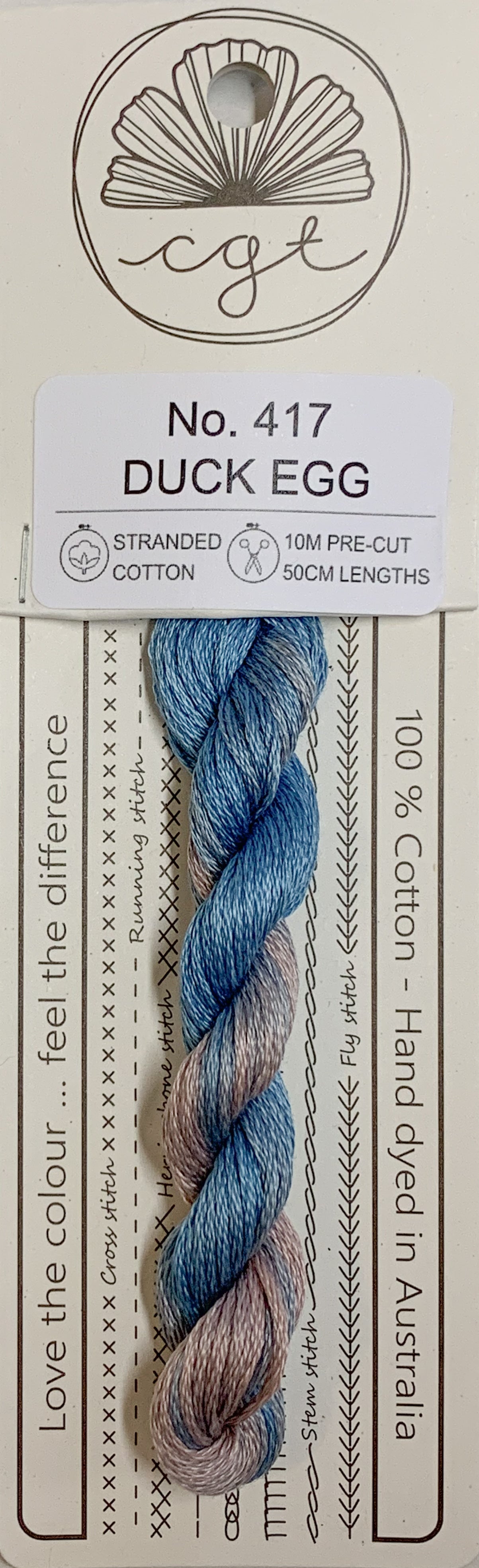 Signature Range by Cottage Garden Threads Multi-variegated Six-Stranded Floss 100 - 900s