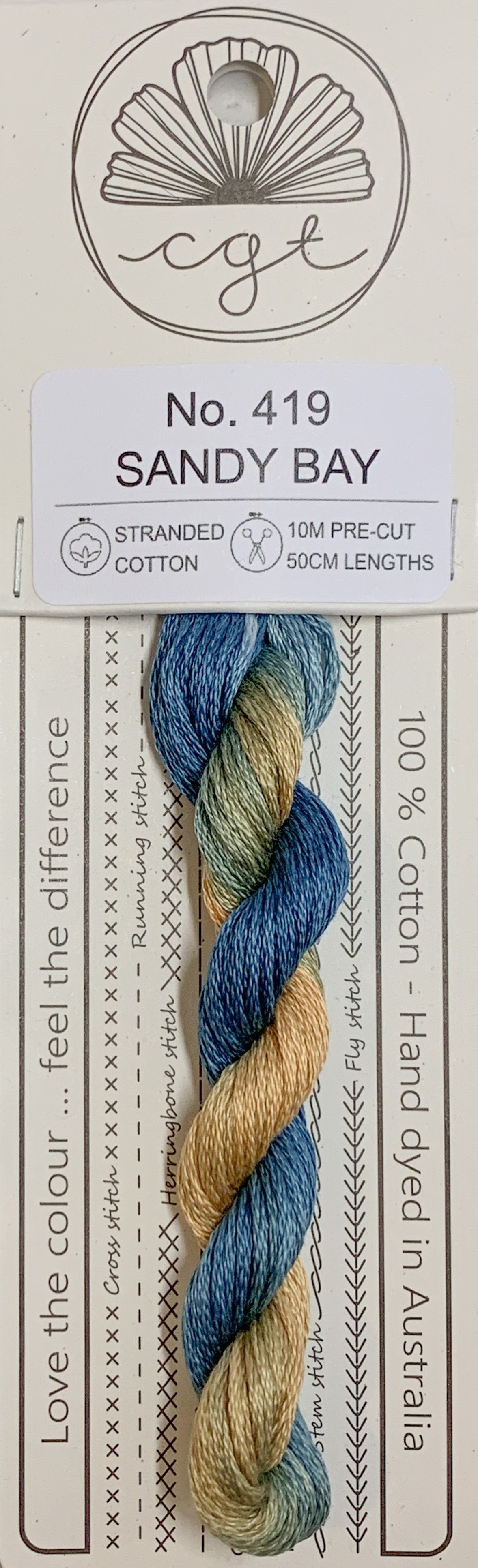 Signature Range by Cottage Garden Threads Multi-variegated Six-Stranded Floss 100 - 900s