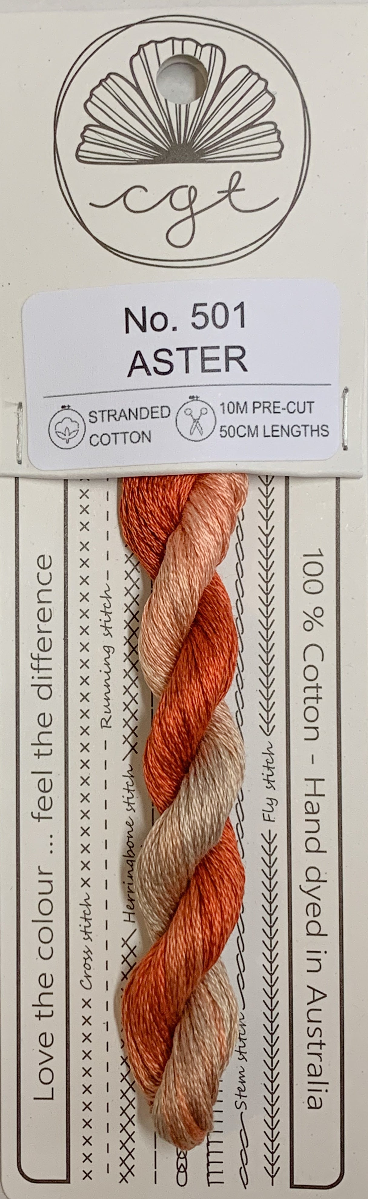 Signature Range by Cottage Garden Threads Multi-variegated Six-Stranded Floss 100 - 900s
