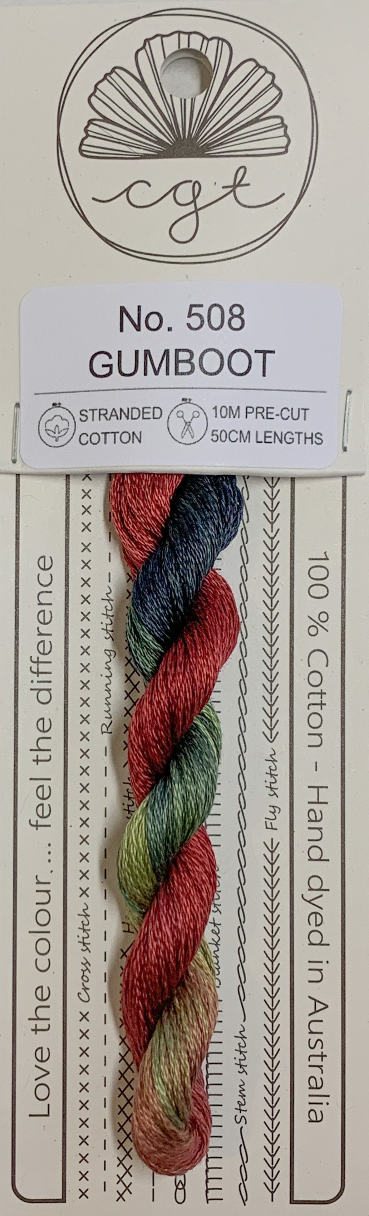 Signature Range by Cottage Garden Threads Multi-variegated Six-Stranded Floss - Retired Threads