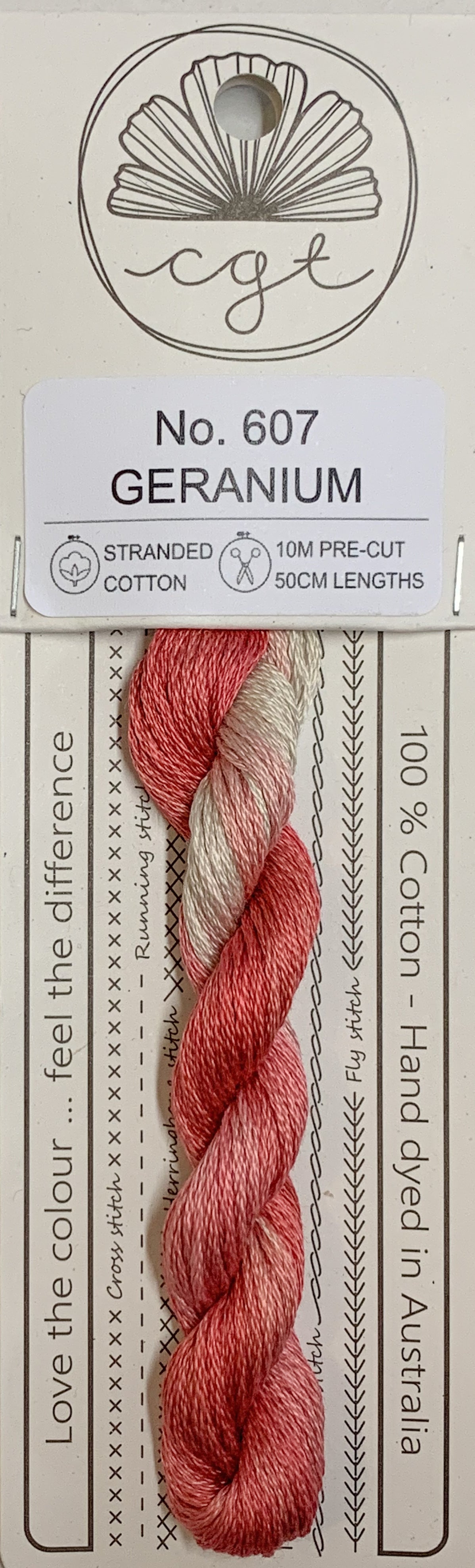 Signature Range by Cottage Garden Threads Multi-variegated Six-Stranded Floss 100 - 900s