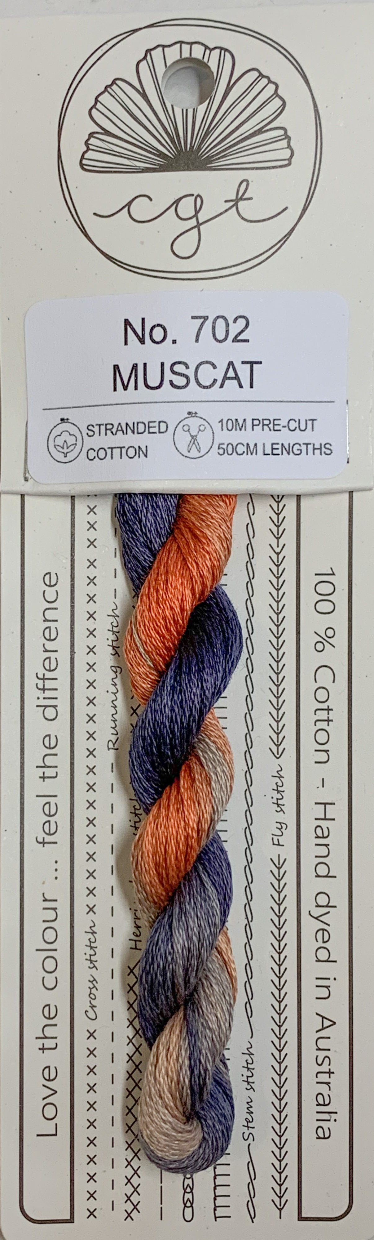 Signature Range by Cottage Garden Threads Multi-variegated Six-Stranded Floss 100 - 900s