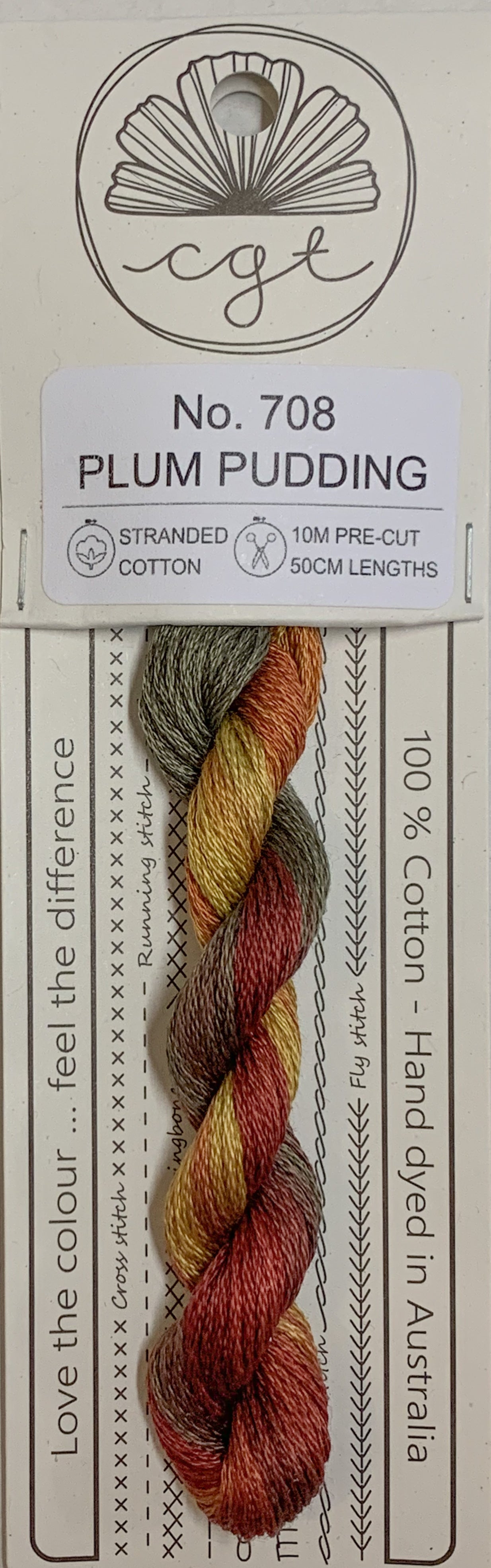 Signature Range by Cottage Garden Threads Multi-variegated Six-Stranded Floss 100 - 900s