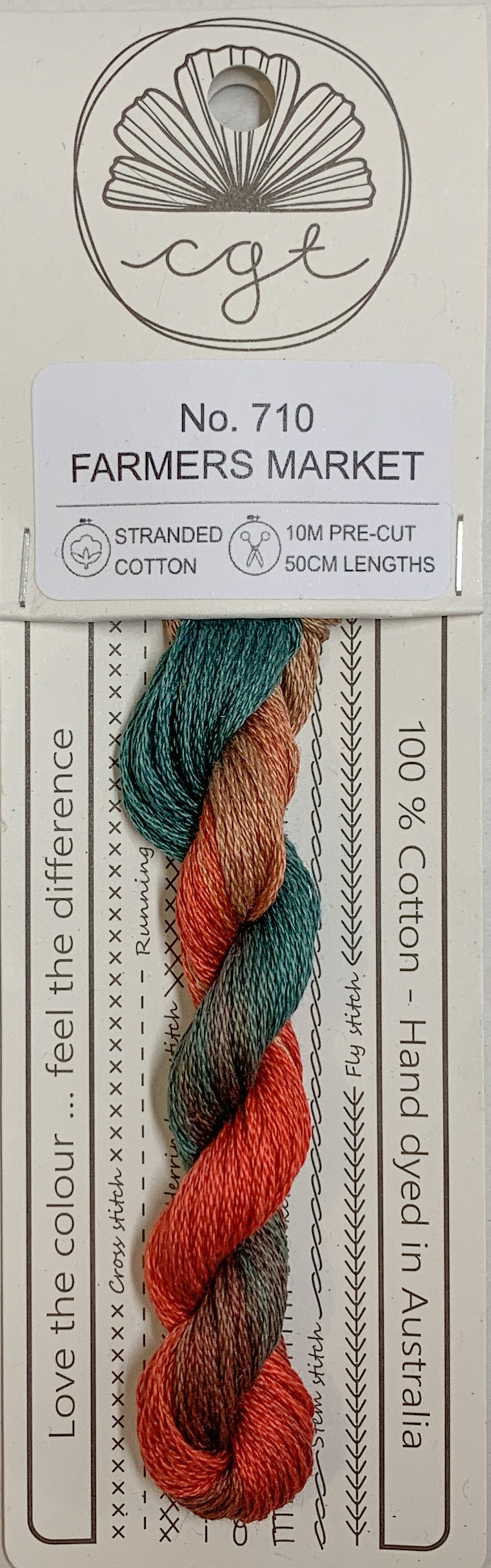 Signature Range by Cottage Garden Threads Multi-variegated Six-Stranded Floss 100 - 900s