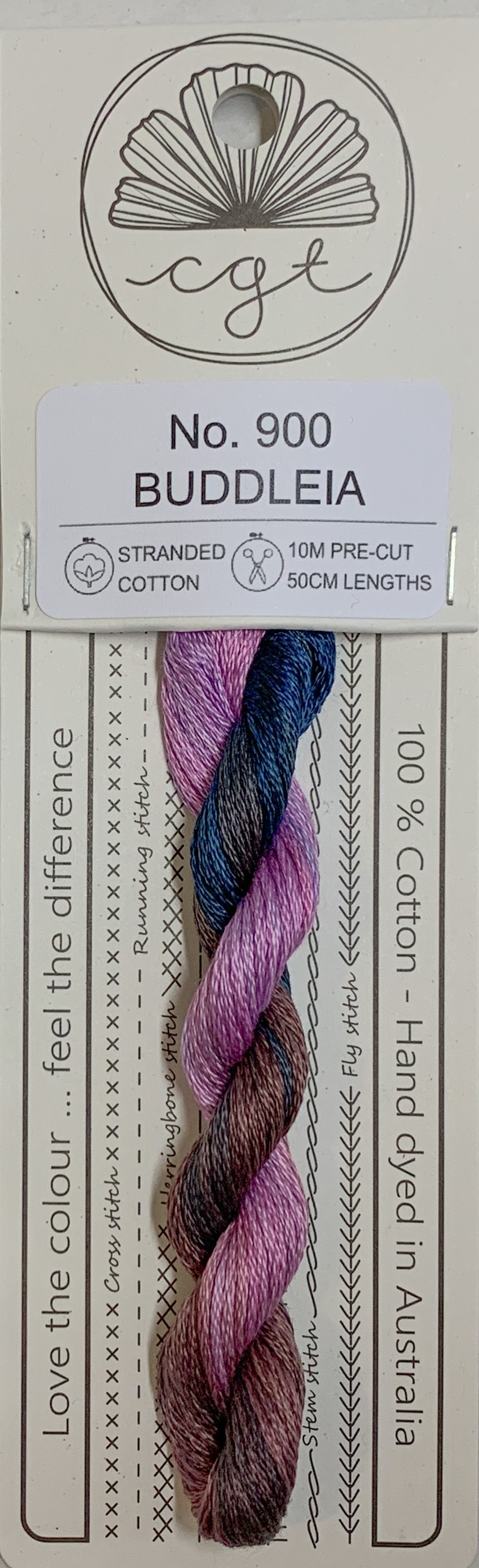 Signature Range by Cottage Garden Threads Multi-variegated Six-Stranded Floss - Retired Threads